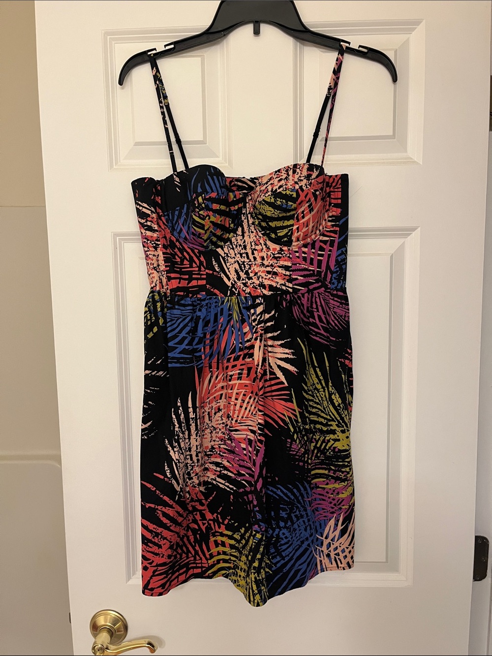 Black Tropical Dress
